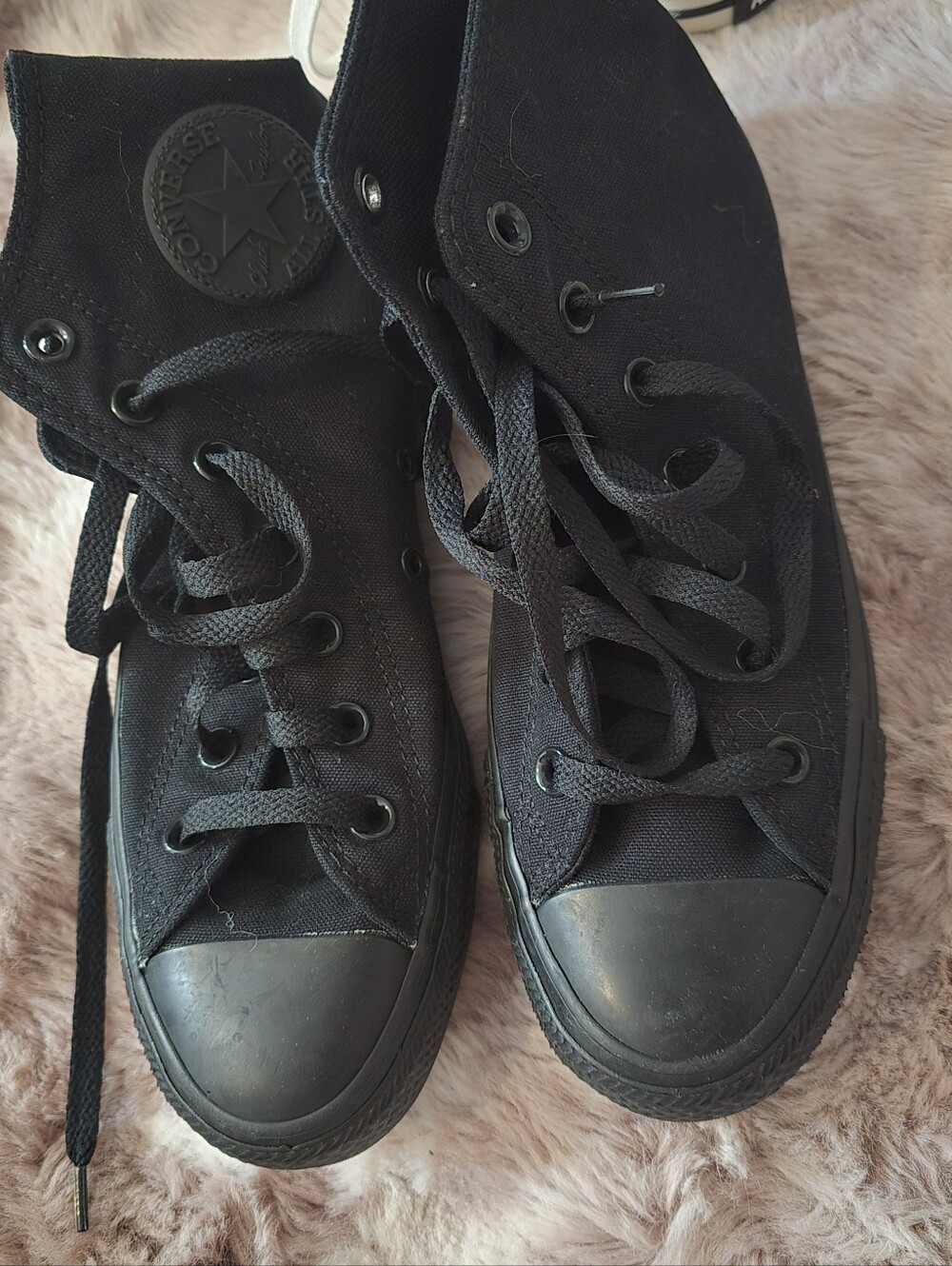 Converse Black High-Top Canvas Sneakers